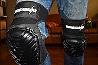 Vista 9 de Rodilleras Thunderbolt para Hombres de Construcción, Rodilleras de Trabajo para Hombres y Mujeres con Doble Gel para Jardinería, Colocación