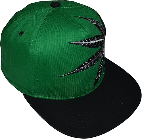 Miniatura 6 de Popfizzy Sombrero de hierba, sombreros de hoja de marihuana, gorra de snapback de cannabis, gorras de béisbol de marihuana, sombrero de hoja de