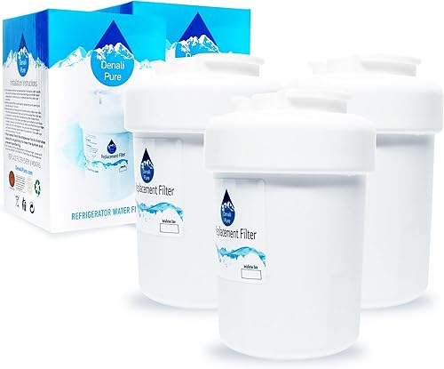 Paquete de 3 filtros de agua de repuesto para refrigerador Hotpoint HSS25GFPHWW - Compatible con Hotpoint MWF, cartucho de filtro de agua para