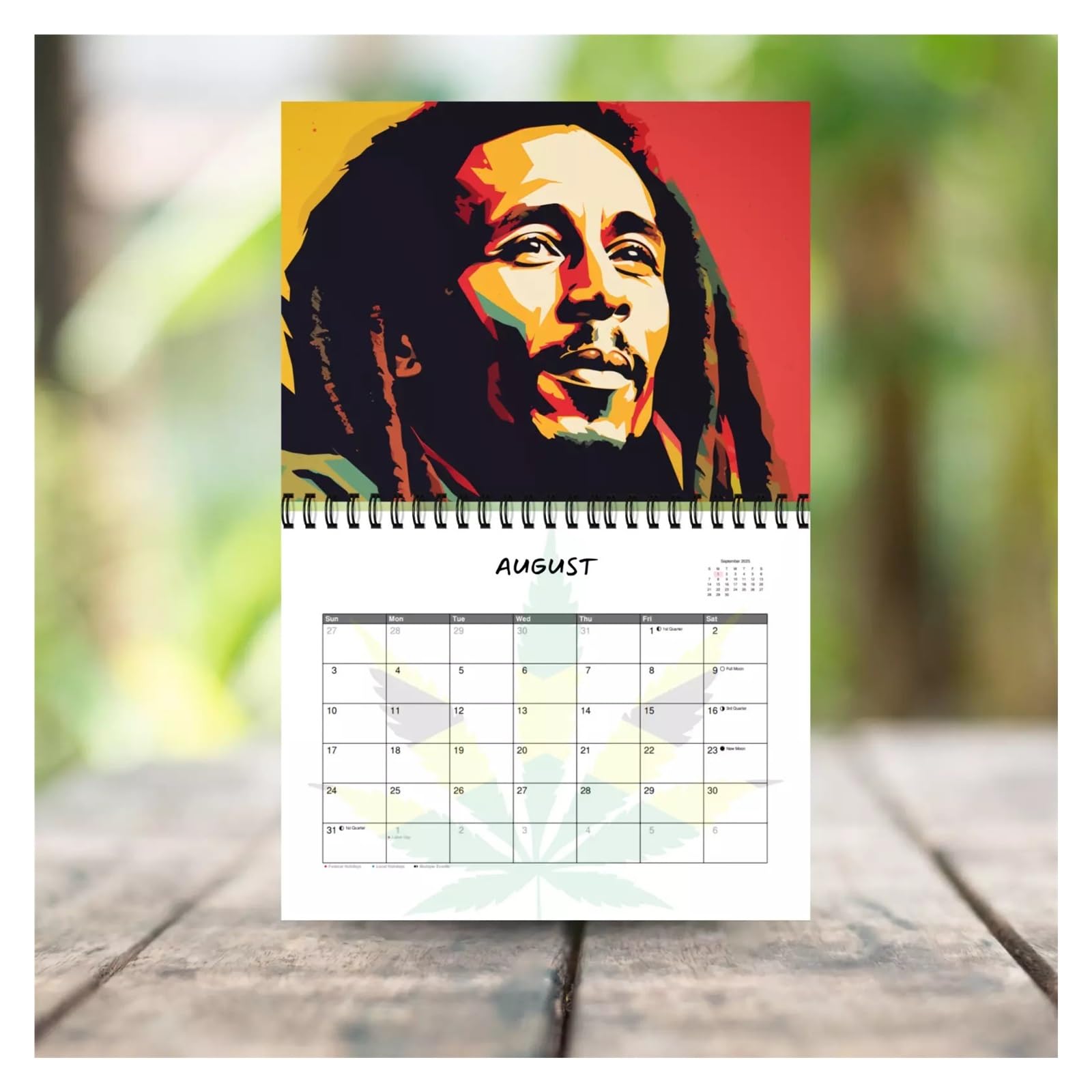 BOB MARLEY カレンダー Bob Marley Brochure Calendar 30 x 30 cm: unknown author