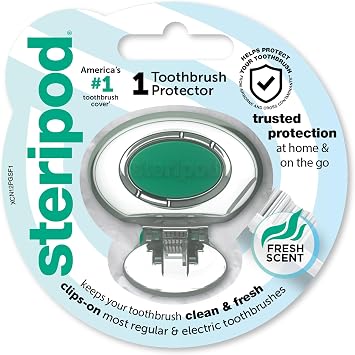 Steripod Clip-On Toothbrush Protector, 1 Count