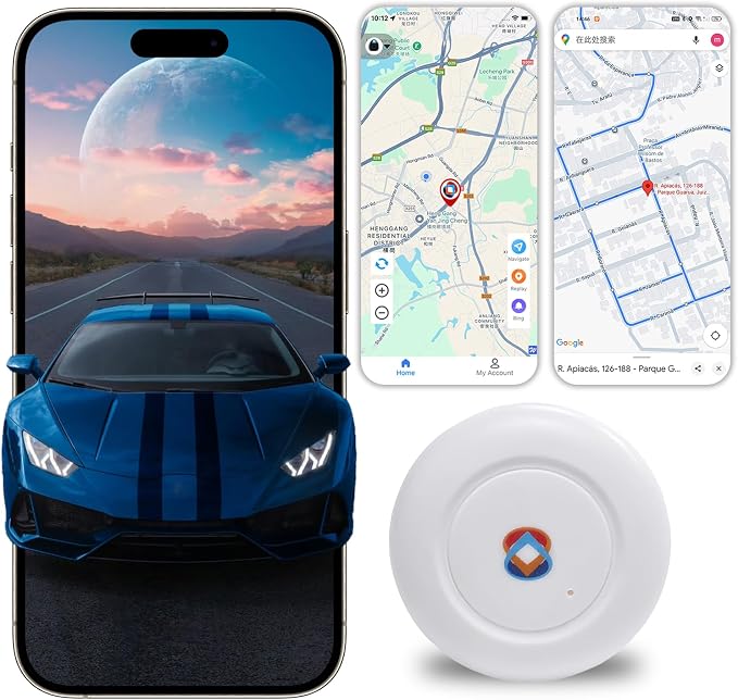 MornGree Mini GPS Tracker for Vehicles with No Monthly Fees