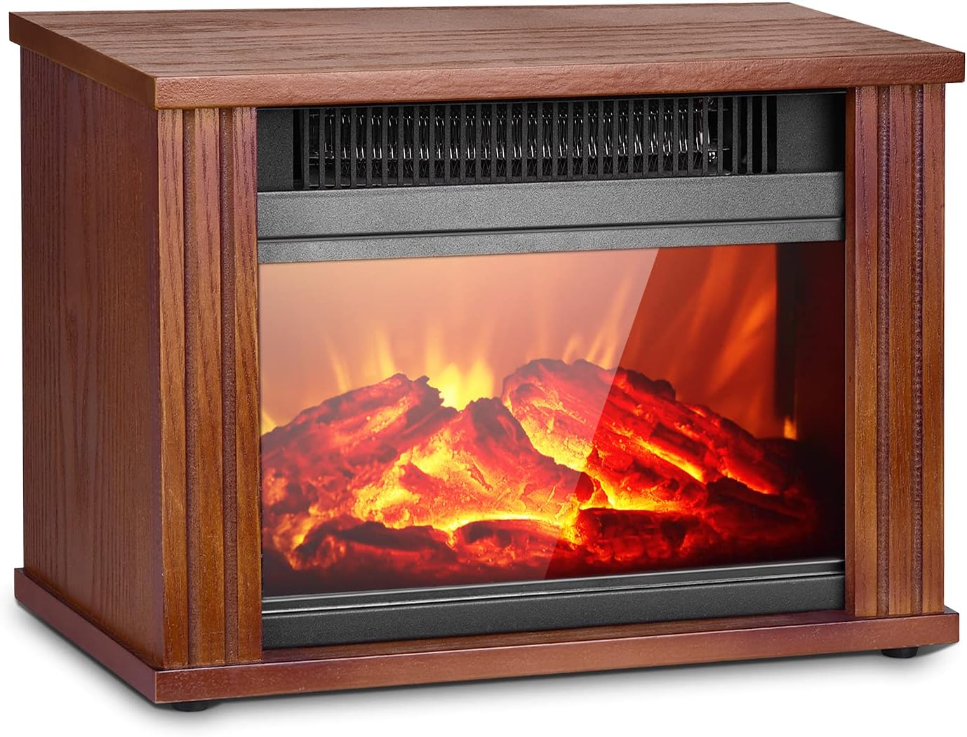 Space Heater for Office -1500W/750W Electric Ceramic Portable Tower Heating Fan w/ 120° Oscillating, black