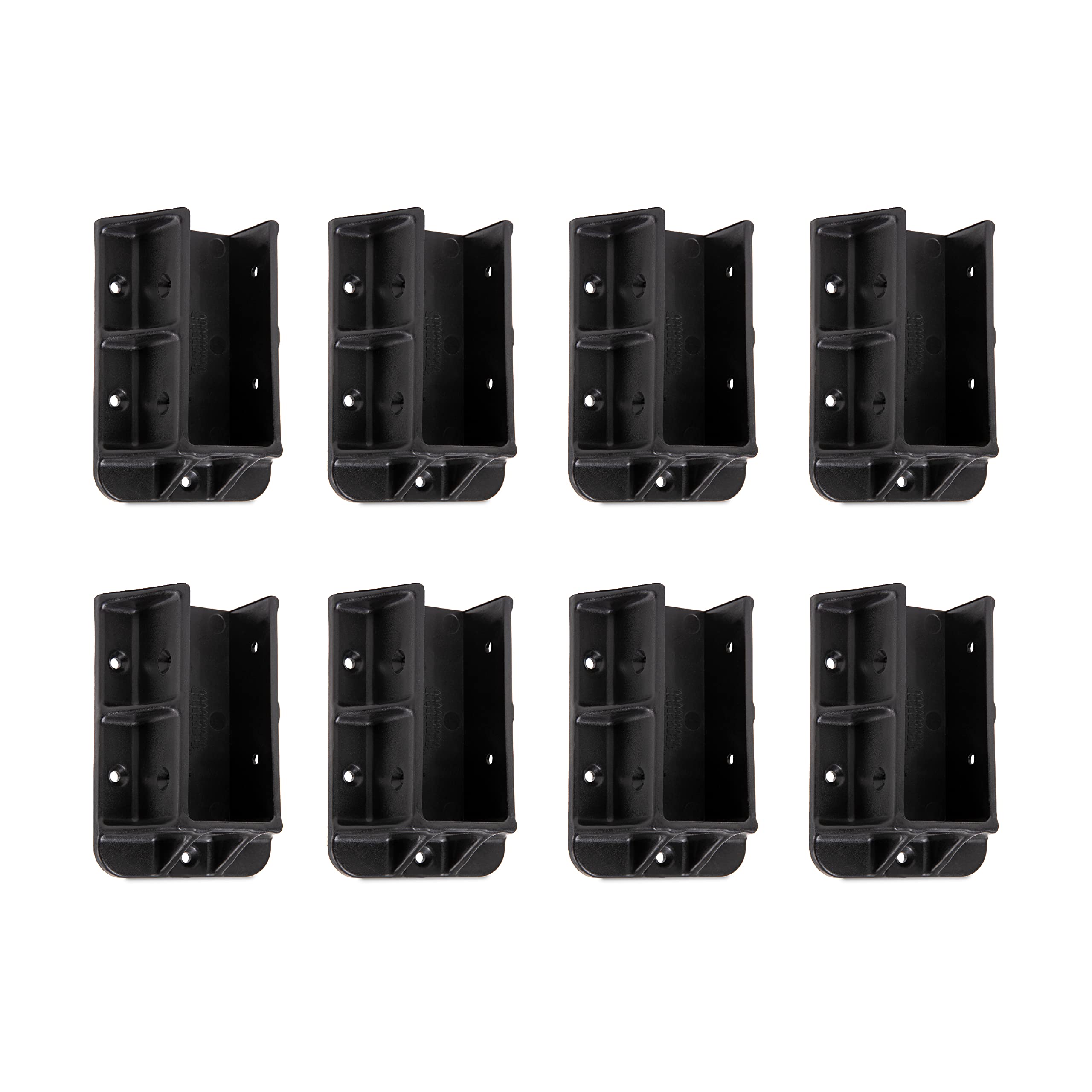 Fence and Deck Rite: Decks Railing Hangers. Made to Last with and Durable Plastic, Connects 2x4 and 4x4 Posts on Your Deck (8)