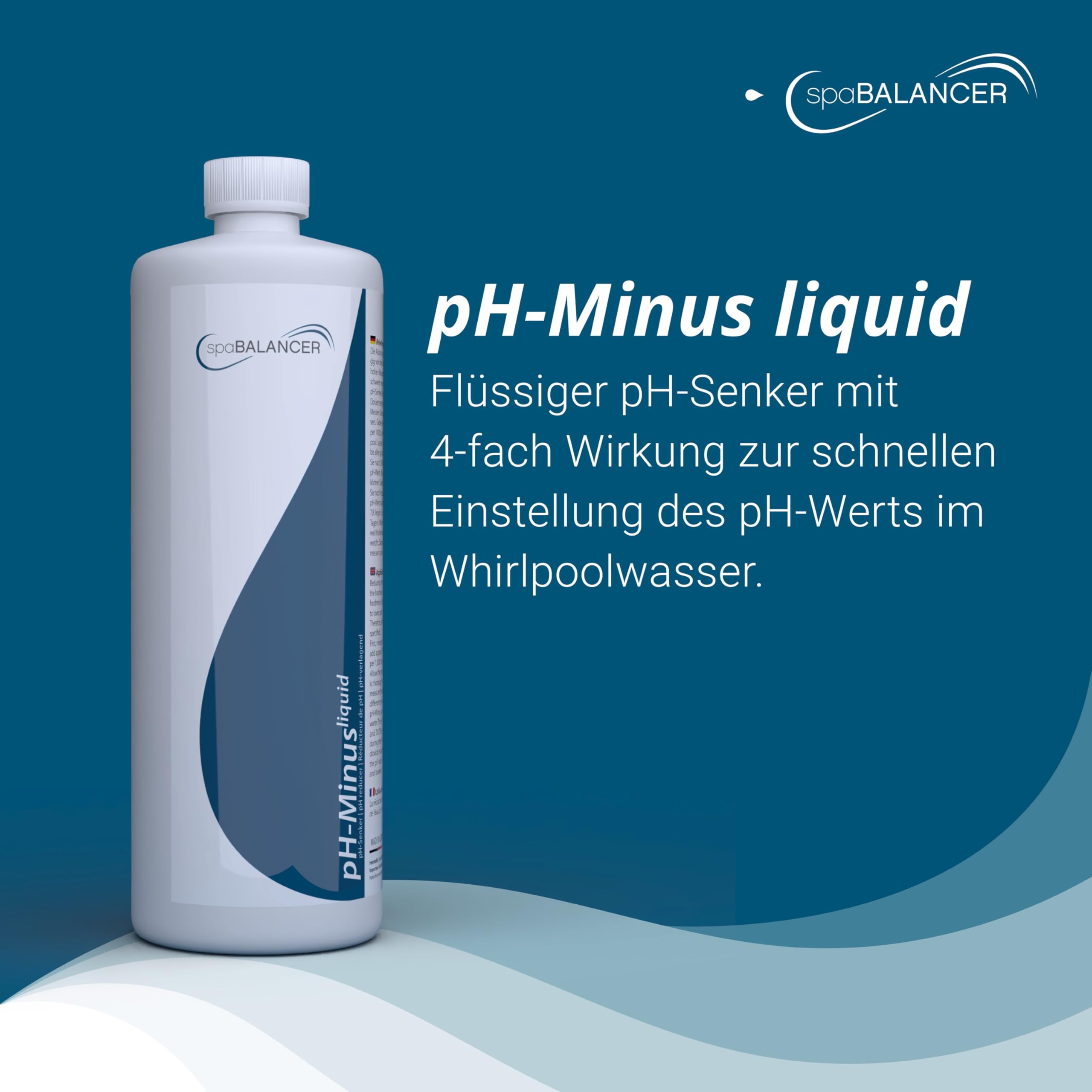 SpaBalancer Whirlpool Starter Set – Komplettes Wasserpflege Set für Whirlpool & Swim Spa – chlorfreie Spa Pflege, UltraShock, pH Minus, FilterClean, Pooltester – Cleverkauf