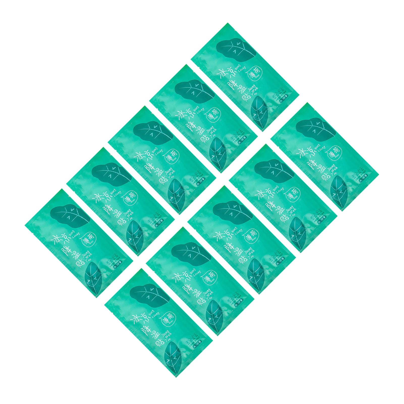 Cryfokt 20 Sheet Cooling Gel Patches, Cooling Patch Forehead Strips, 4‑8 Hours Lasting Fever Patches for Kids and Adults, Cool Gel Pads for Summer Travel Drowsiness Fatigue Refreshing (Mint Flavor)