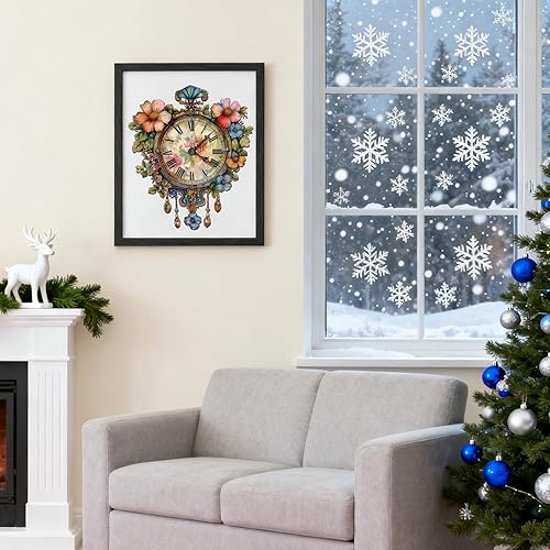 Miniatura 2 de Jiroinlly Rompecabezas de madera, rompecabezas de madera con diseño de flores para adultos, 200 piezas, rompecabezas de madera vintage de forma