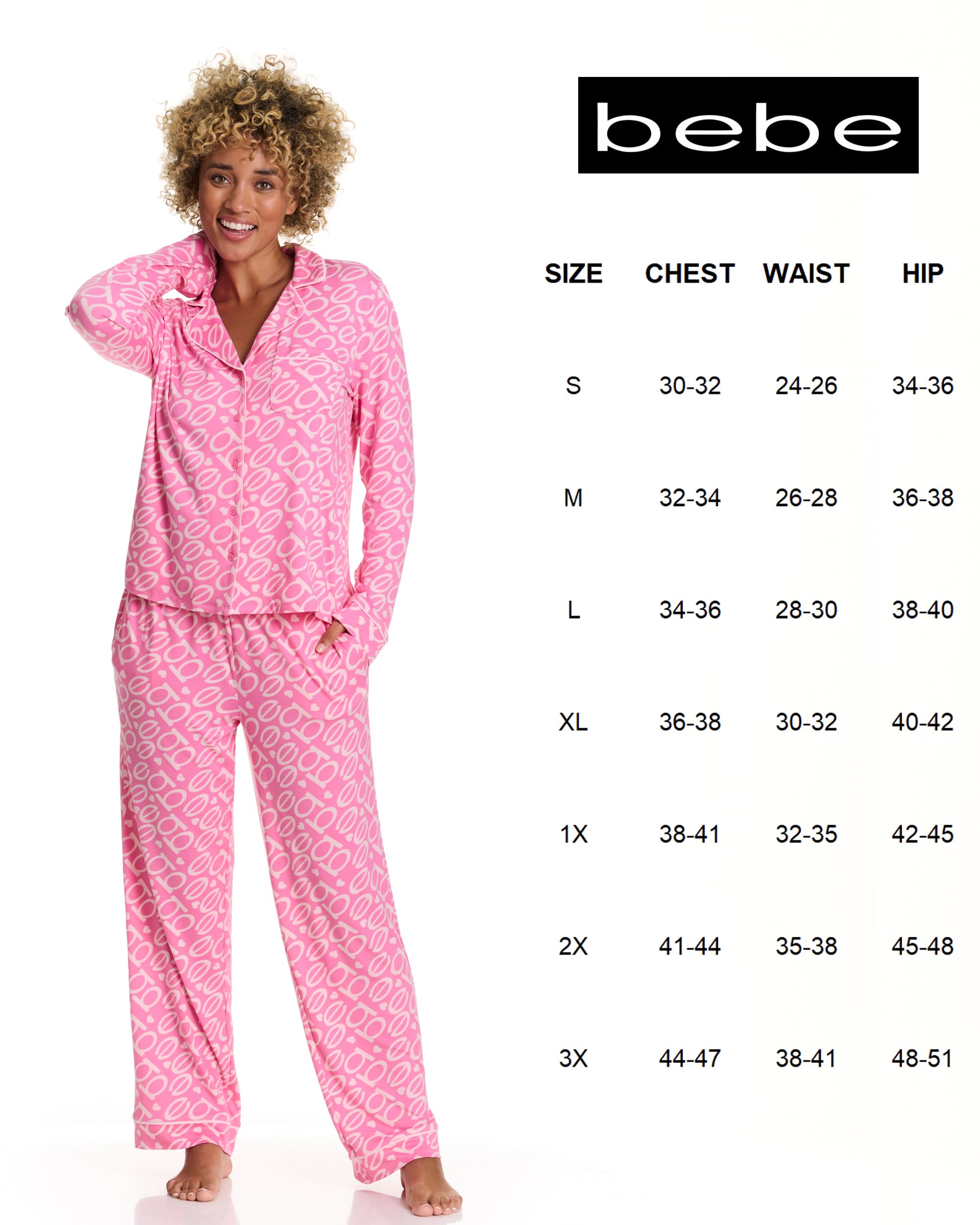 bebe pigiama donna set pigiama donna - pigiama donna - pigiama donna - pigiama donna logo - pigiama a maniche lunghe set pigiama donna