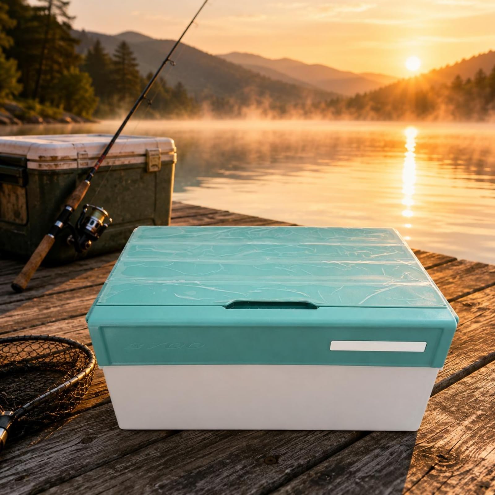 Baoblaze Contenitore da Pesca Modulare Scatola Esche Rigida Organizer Tackle Porta Ami E Artificiali Compartimenti Separati Coperchio Incernierato in Plastica, Viola