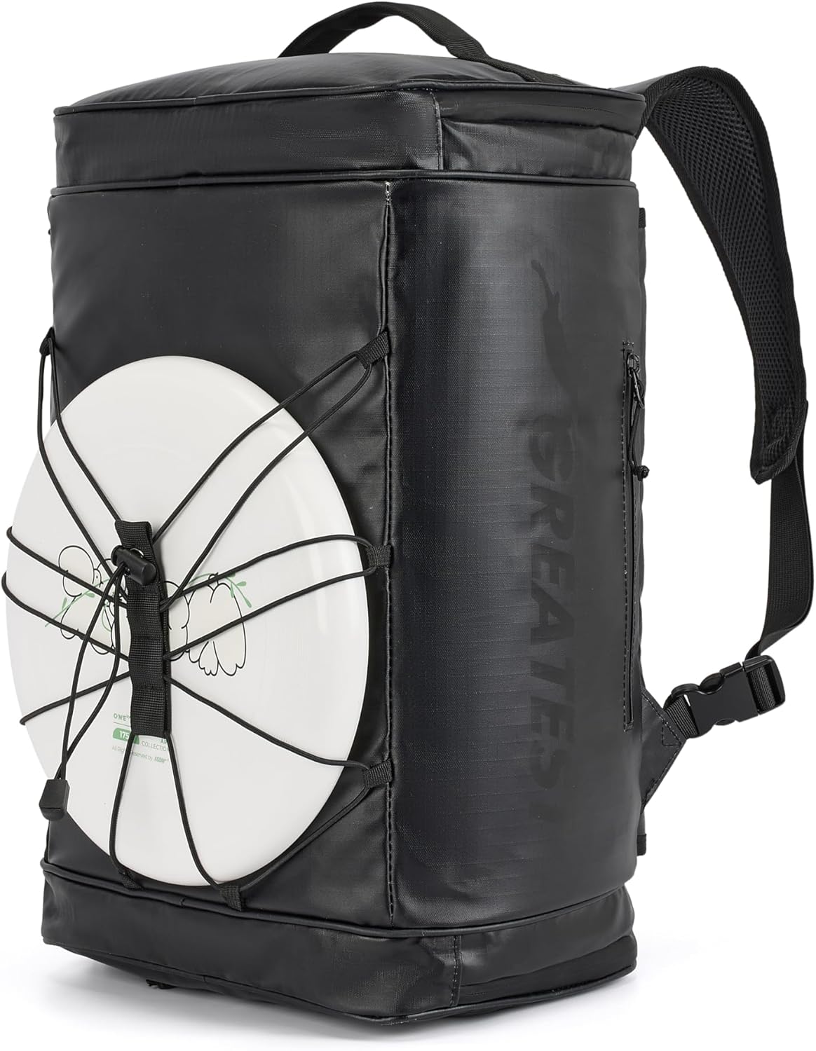 GREATEST Ultimate Frisbee Bag 30 Liter. Built in Insulated Water Bottle Pocket. Waterproof Durable Sports Equipment Duffel Backpack for Outdoor Sports Travel & More