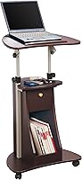 Vista 11 de Techni Mobili - Carrito móvil médico para ordenador portátil, ajustable en altura, color negro, B005