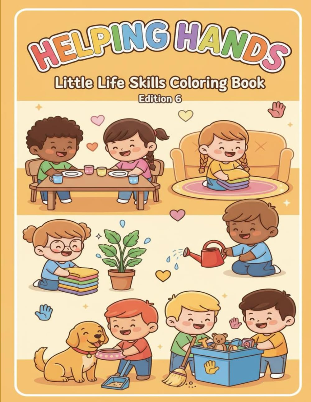 Helping Hands!: A Fun Coloring Book About Community Helpers (Little Life Skills Coloring Book Series)