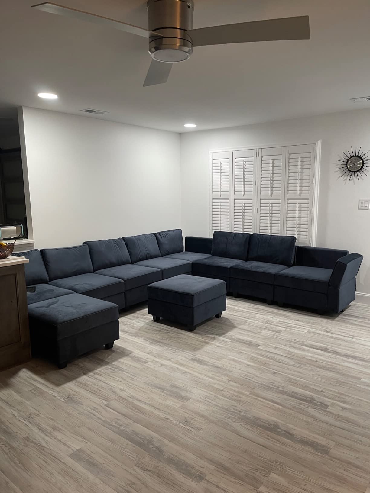 93/mo Finance Belffin Modular Sectional Couch U Shaped Sofa with