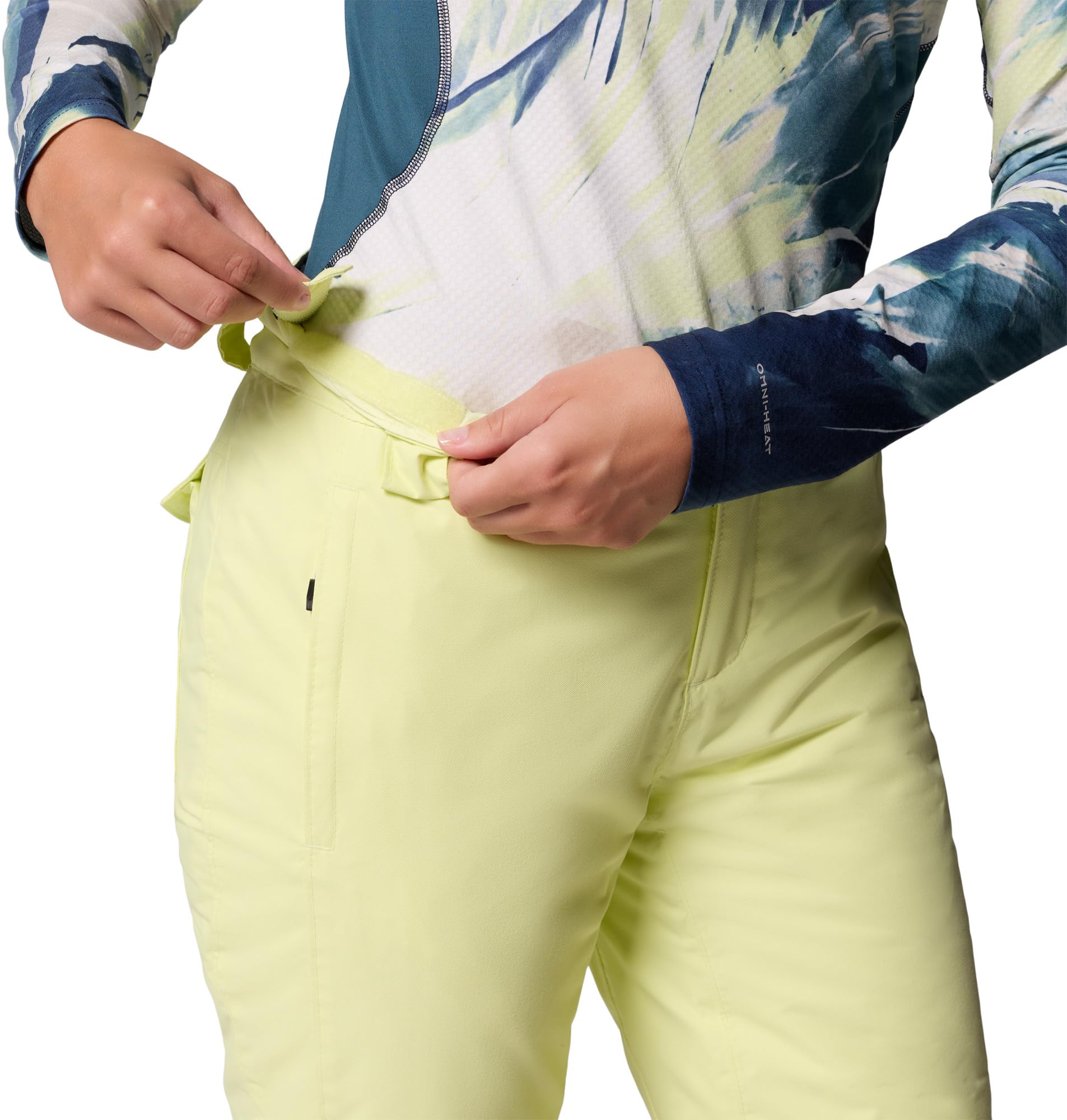 Columbia Damskie spodnie narciarskie Bugaboo 2, Citron Haze, XL/R