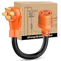 Vista 33 de Nilight Cable adaptador de bloqueo para caravana de 15 amperios a 50 amperios de cobre puro resistente calibre 10 ETL listado 5-15P a SS2-50R