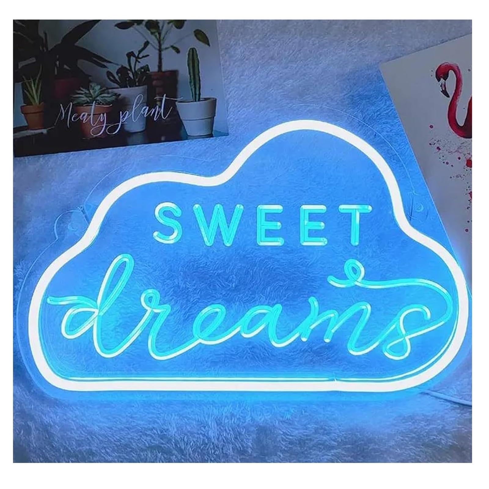 Per insegne al neon per decorazioni da parete per ufficio, camera letto e bar, luci sogno(Neon-1)