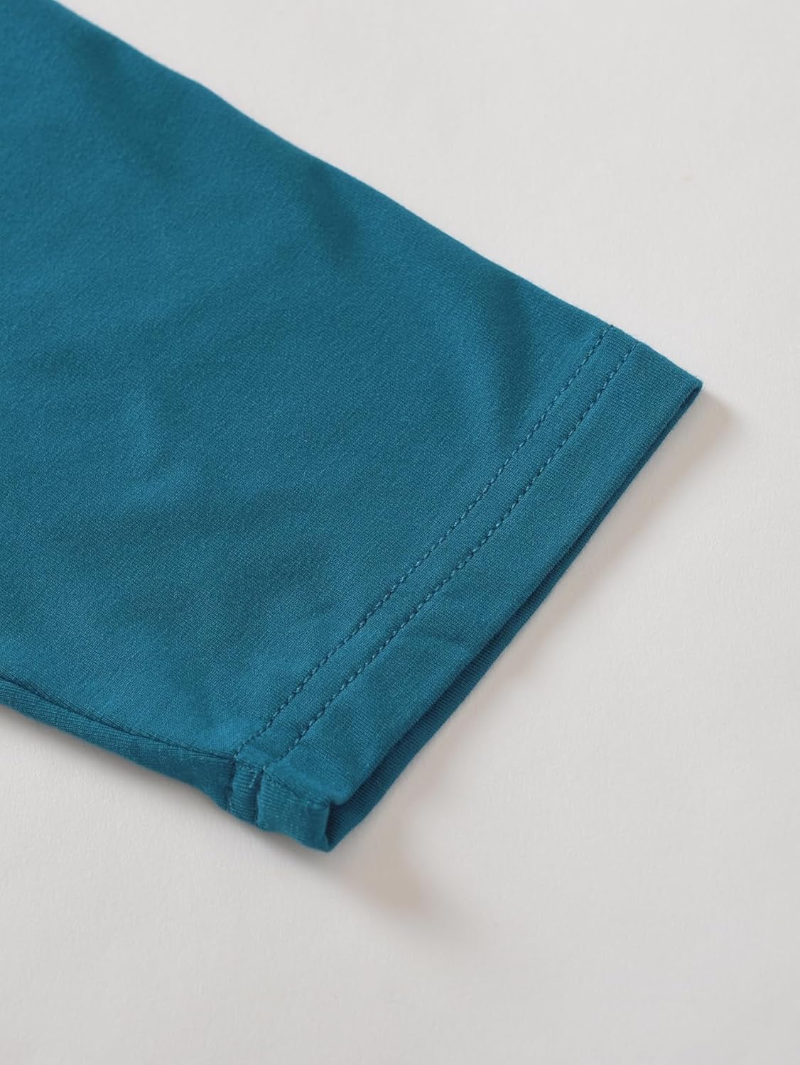 Latuza Women's Viscose Long Sleeve Sleep T-Shirt V Neck Pajama Top S-3X - Image 5