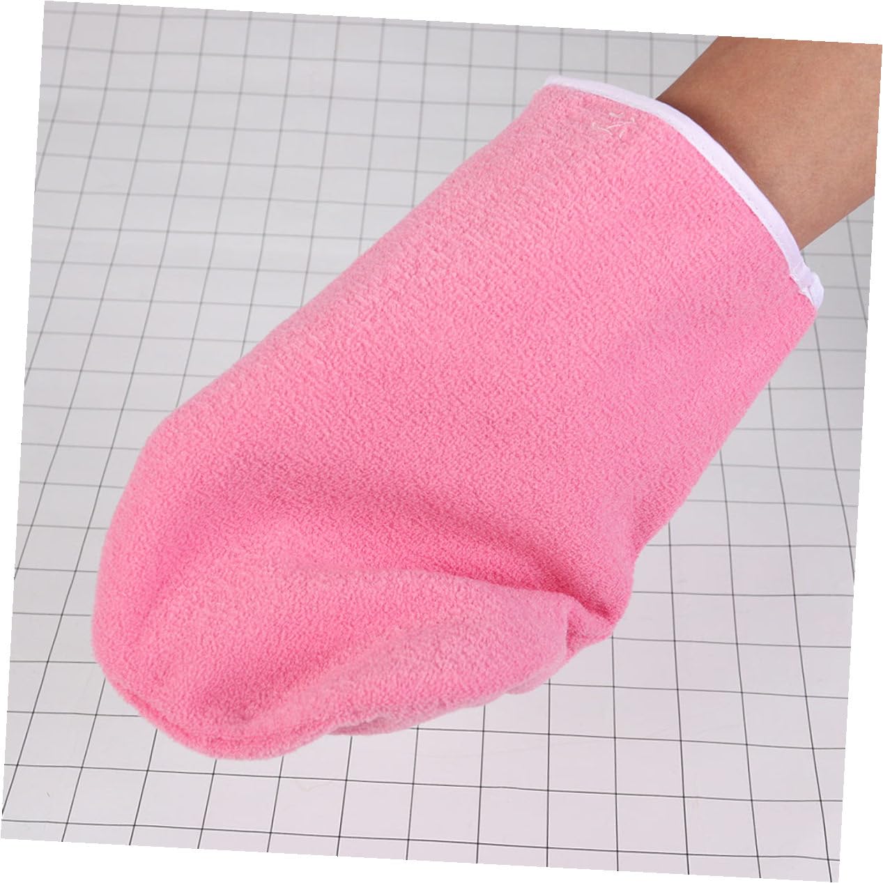 2 Sätze Paraffinwachs Hand Fußpflege mit Strapazierfähigen Hautschonenden Handschuhen und Fußsocken für Effektive Wärmetherapie und Entfernung von Abgestorbener Haut