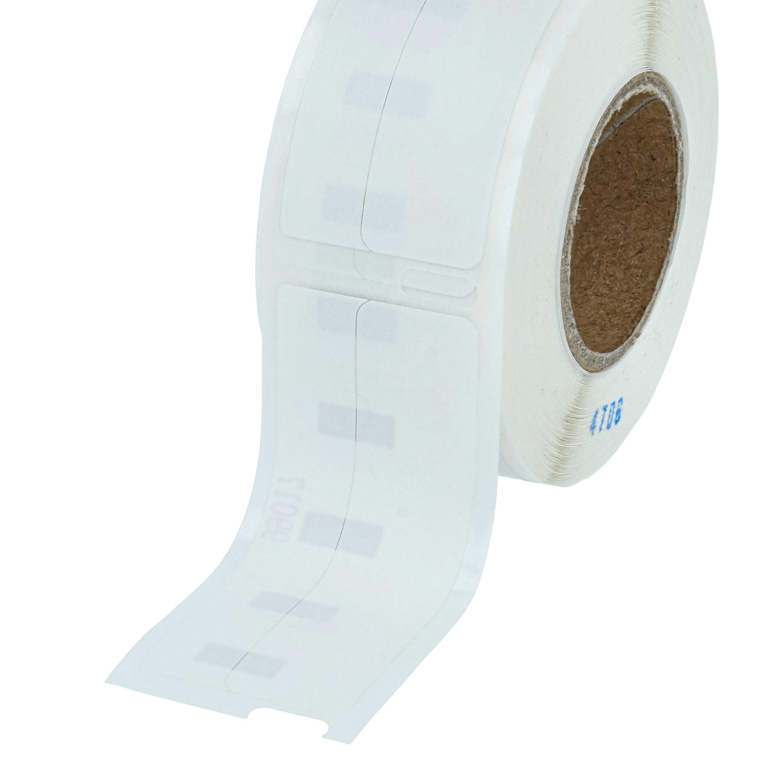 vhbw 50x rotolo etichette 12mm x 50mm (220 etichette) sostituisce Dymo 99017 per etichettatrice bianco