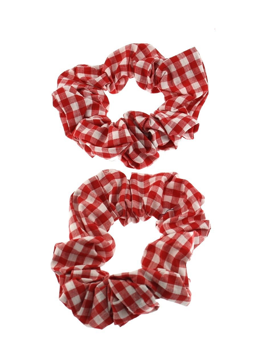 Zac's Alter Ego Set of 2 Gingham Hair Scrunchies