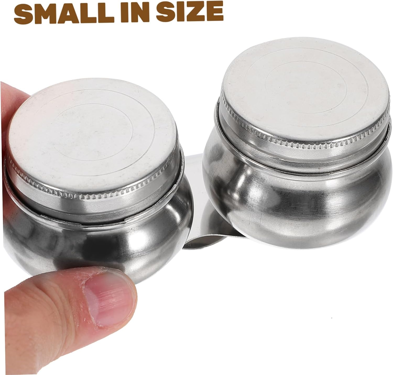 Hohopeti 2pcs Stainless Steel Palette Cup Lid Artist Brush Cleaning Holder for Oil Painting and Color Mixing and Reusable Container Clip