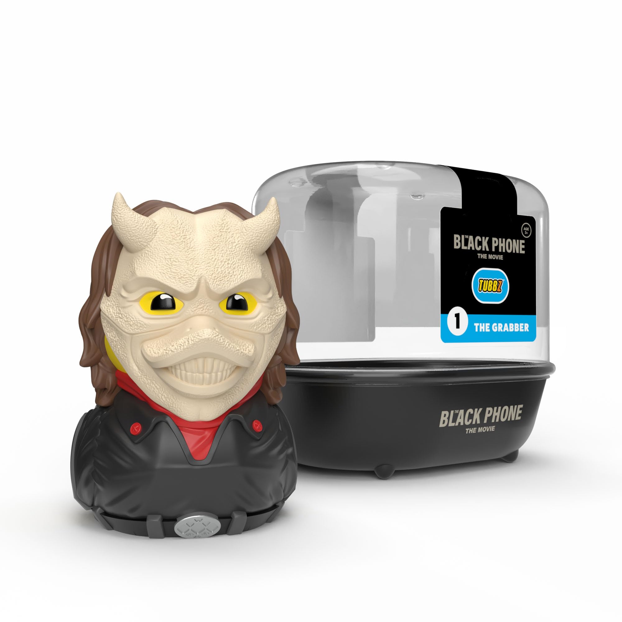TUBBZ First Edition: Horror - Black Phone The Grabber Cosplaying Rubber Duck Vinyl Figure