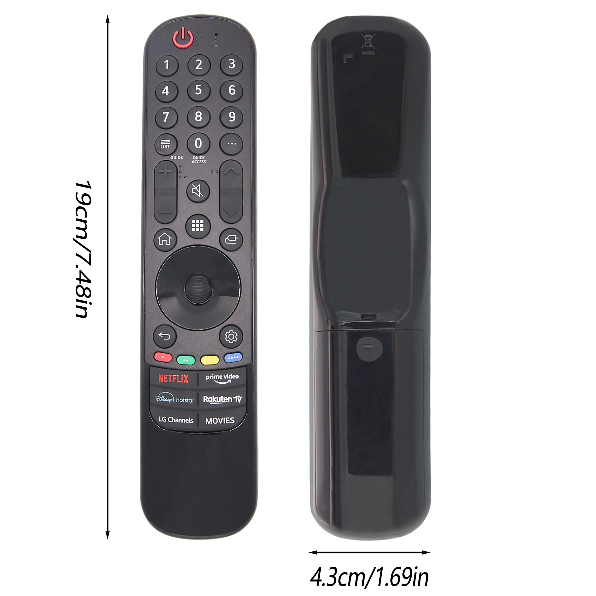 Télécommande De Remplacement Pour LG MR21GA / AN-MR21GA - Sans Fil, Neuve, Compatible