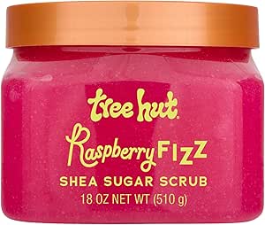 Tree Hut Raspberry Fizz Shea Sugar Scrub, Exfoliating, Hydrating ...