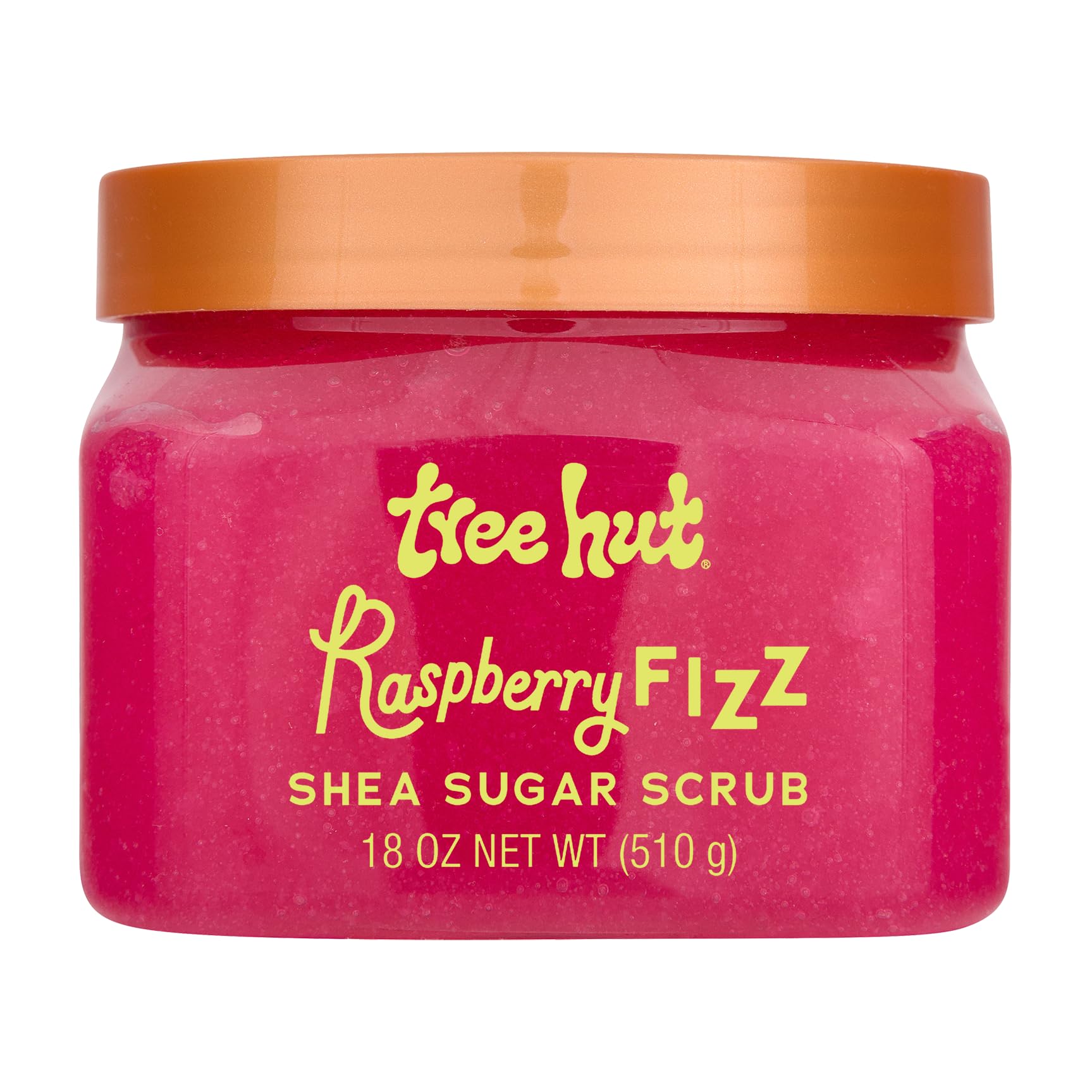 Raspberry Fizz Shea Sugar Scrub | 510g | Exfoliating & Nourishing | Juicy Raspberries & Chia Seed Oil | Paraben-Free & Vegan