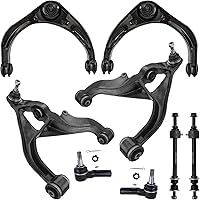 Vista 66 de Detroit Axle - Kit de brazos de control delanteros de 8 piezas para Toyota Sienna 2004-2010, 2 brazos de control inferiores con rótulas, 4 barras