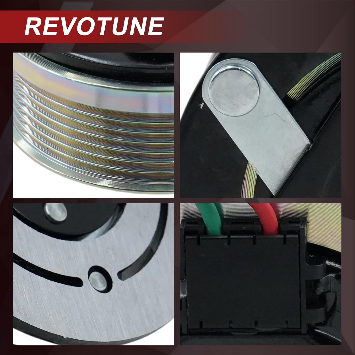 AC Compressor Clutch Assy - Compatible with 2006-2011 Honda Civic 1.8L, 4901 4918 38810RRBA01 Repair Kit Plate Pulley Bearing Coil