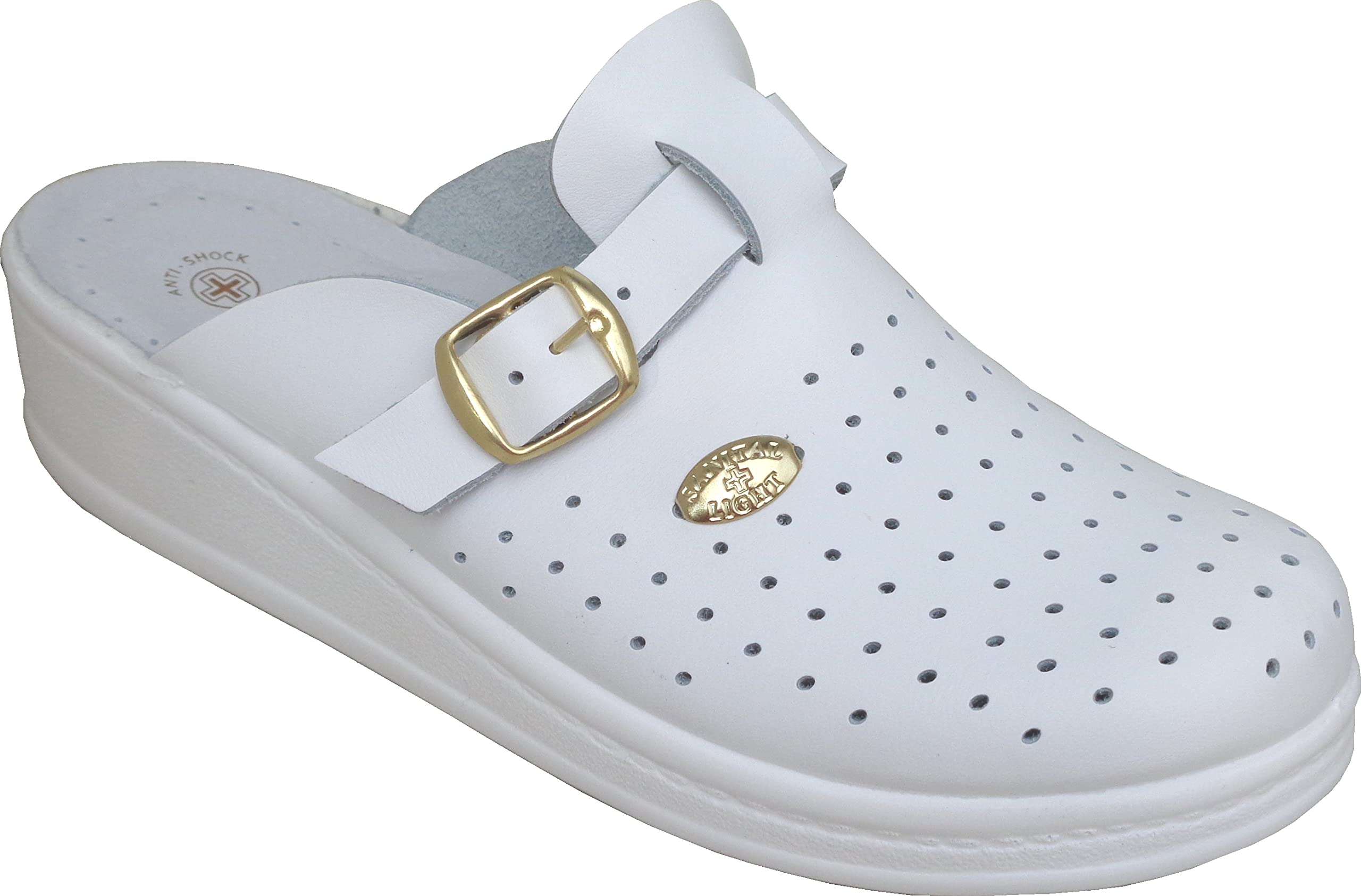 Sanital Light 1752 - Sabot Uomo In Pelle Made In Italy | Solette Anti-Shock E Leggerezza Garantita - Foto 3