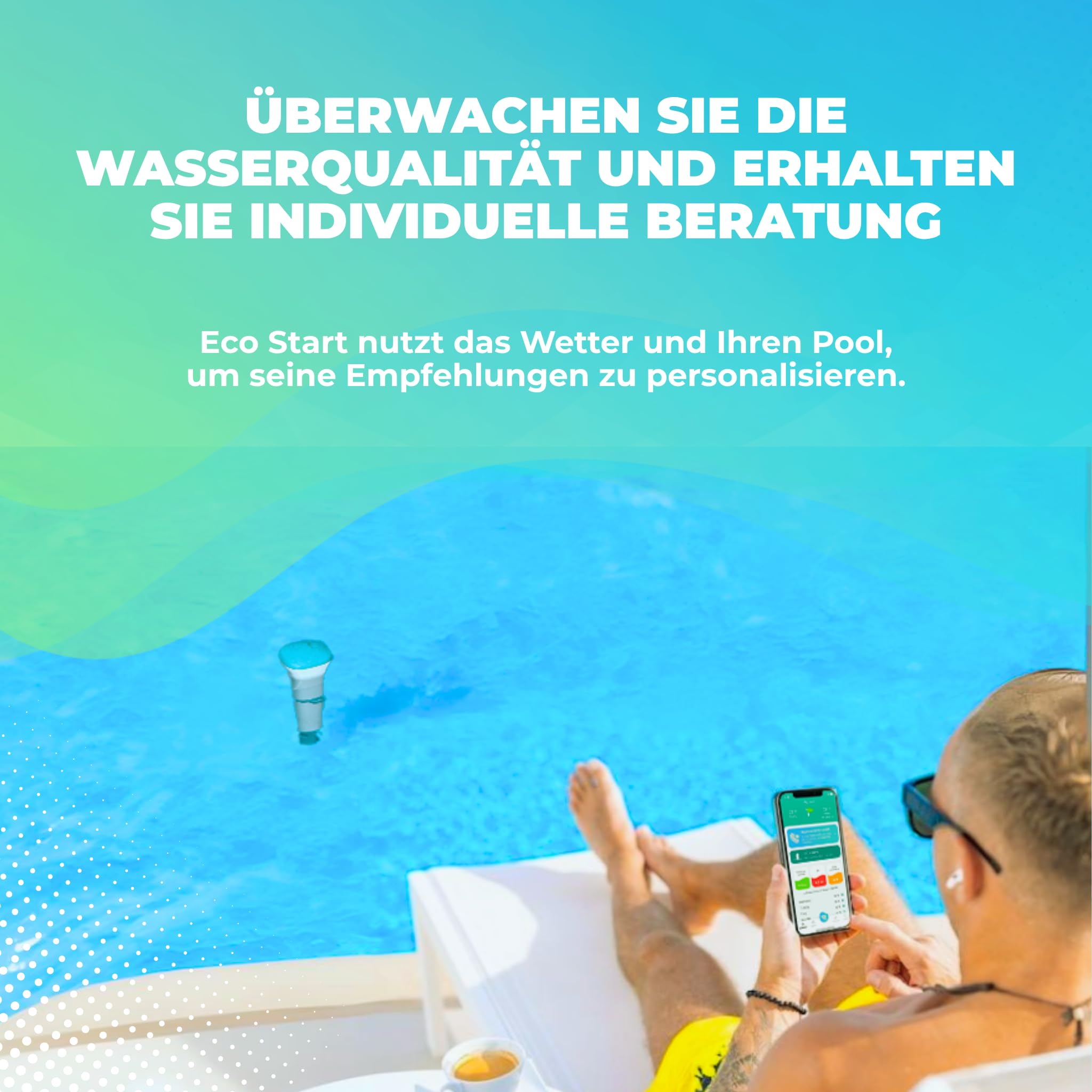EcO Start - Analyseur De Traitement De L’Eau pour Piscine Et Spa (EcO Start Only)