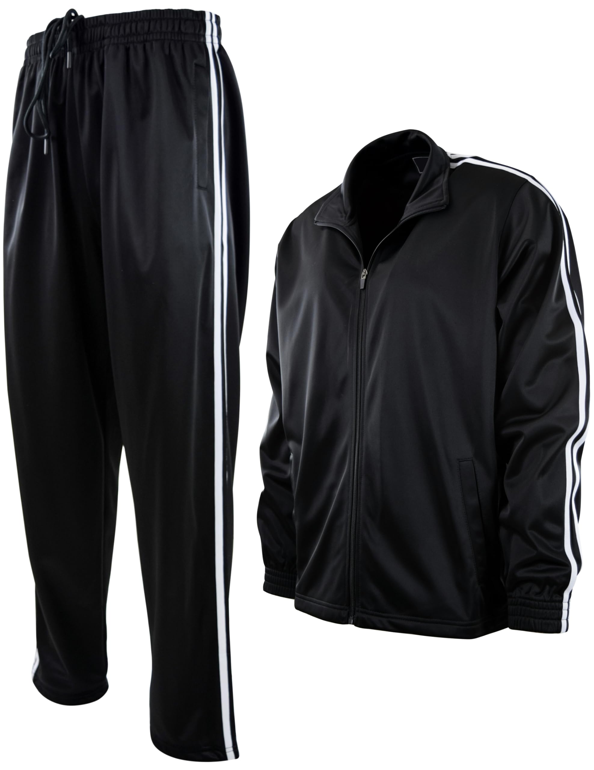 Mens Active Tracksuit with Zippered Back Pocket