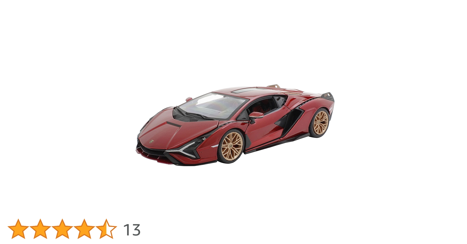 Amazon | Bburago 1/24 ランボルギーニ シアン FKP37 レッド 完成品