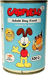Garfield Wet Food with Salmon for Adult Dogs 400 g