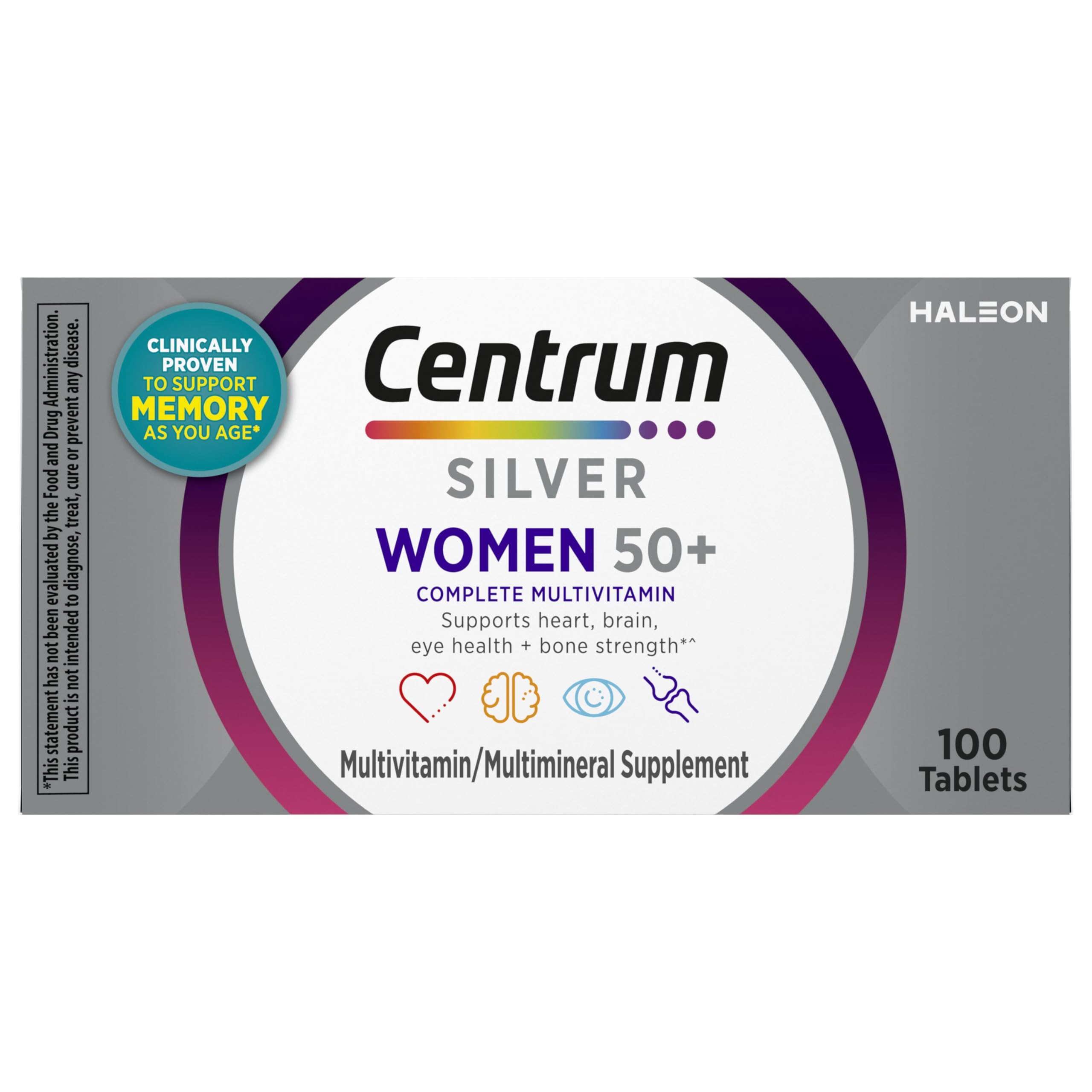 Centrum Silver Women's Multivitamin for Women 50 and Over, 100 Tablets — Amazon image 14