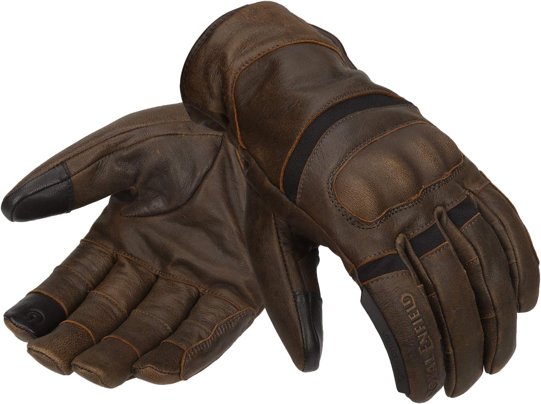Royal Enfield Leather Stout Cycling Riding Gloves Brown L(Rrggln000103)