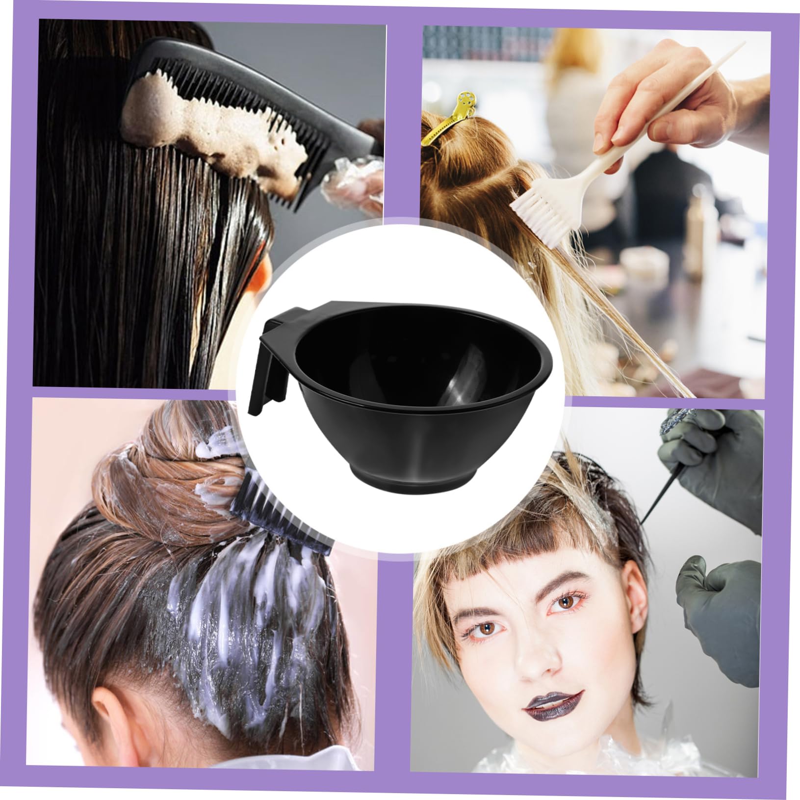 Beavorty 25 Stück Friseursalon Färbeschüssel Haarfärbe Halter Haarfärbe Werkzeuge Färbeschalen Haarfärbeschalen Haarfärbepinsel Friseursalon Schüssel Farbmischschüsseln Haarfärbe