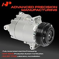 Vista 3 de A-Premium Compresor A/C con embrague compatible con Buick Verano 2.4L 2012, estilo CSP15
