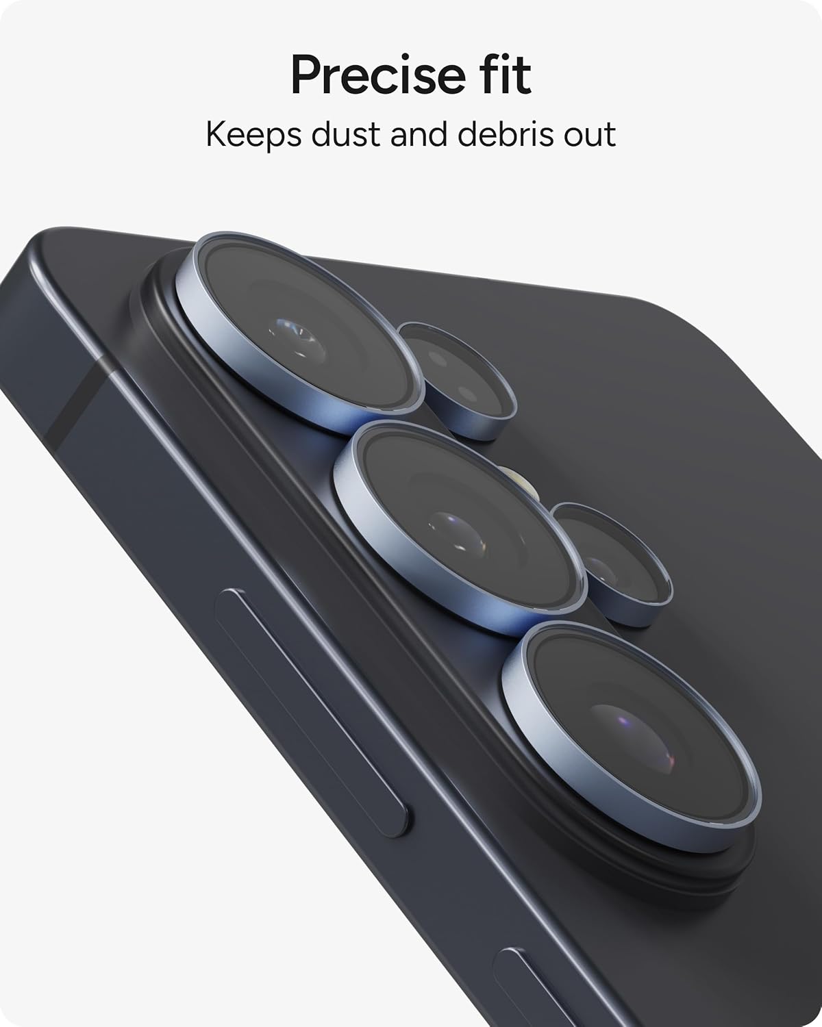 ZAGG Glass Elite Samsung Galaxy S26 Ultra Camera Lens Protector - Blue, Anti-Reflective, 5X Stronger Impact & Scratch Resistant Aluminosilicate Glass - Easy Installation, Smudge-Free Surface