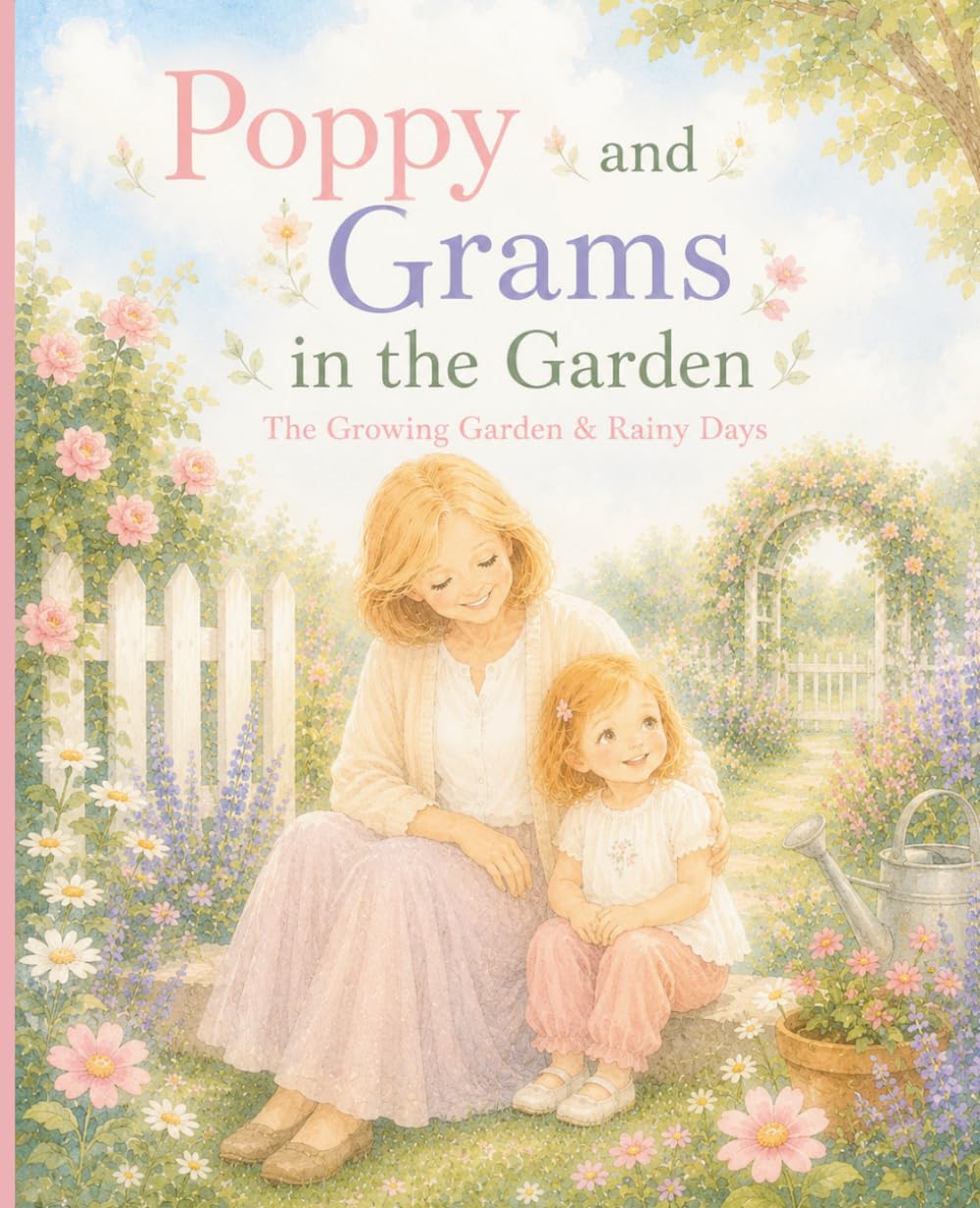 Poppy and Grams in the Garden: The Growing Garden & Rainy Days