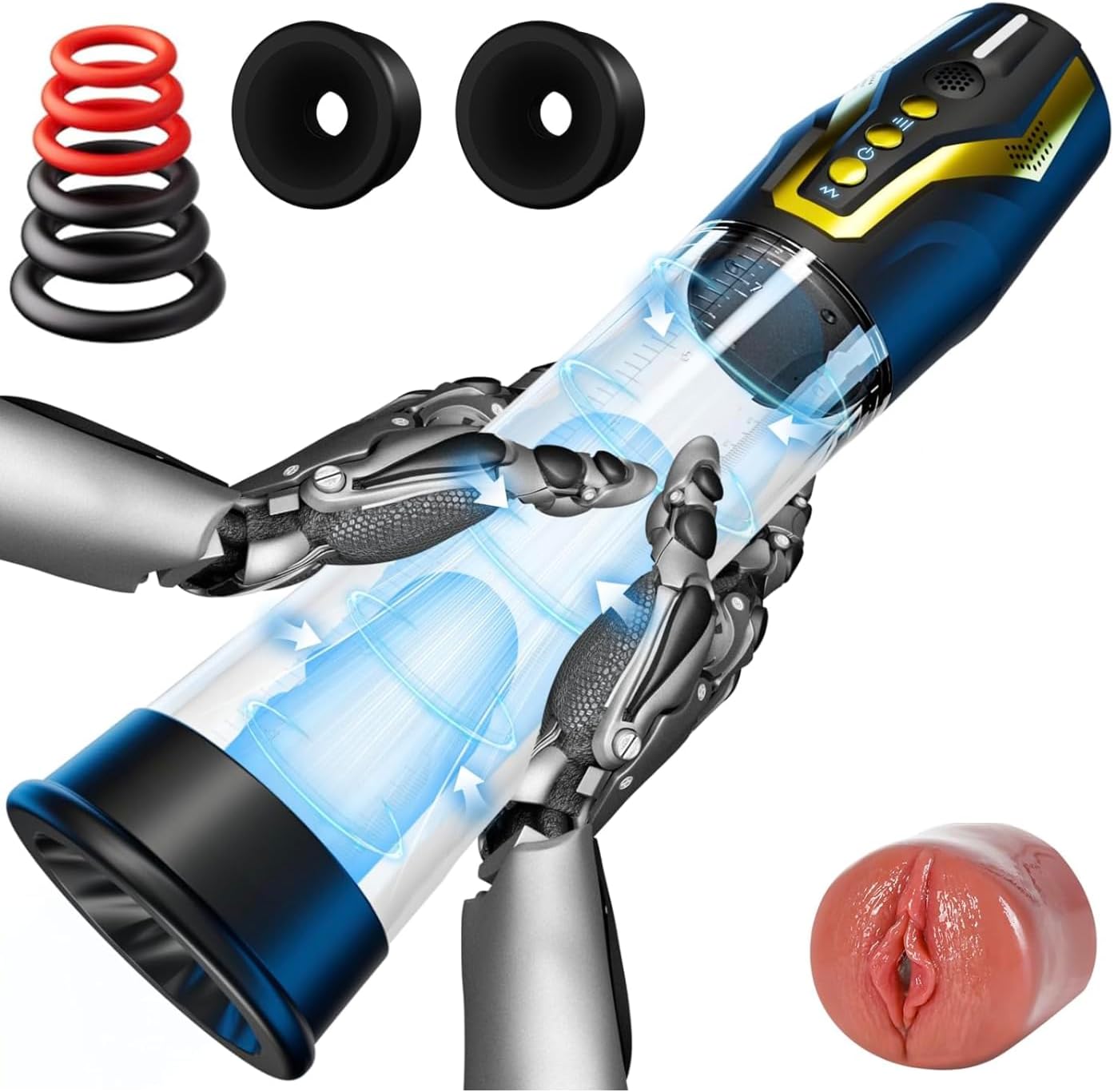 Silky Touch Sensation Attachment with Multi-Mode Motion and Heating Feature PG38424