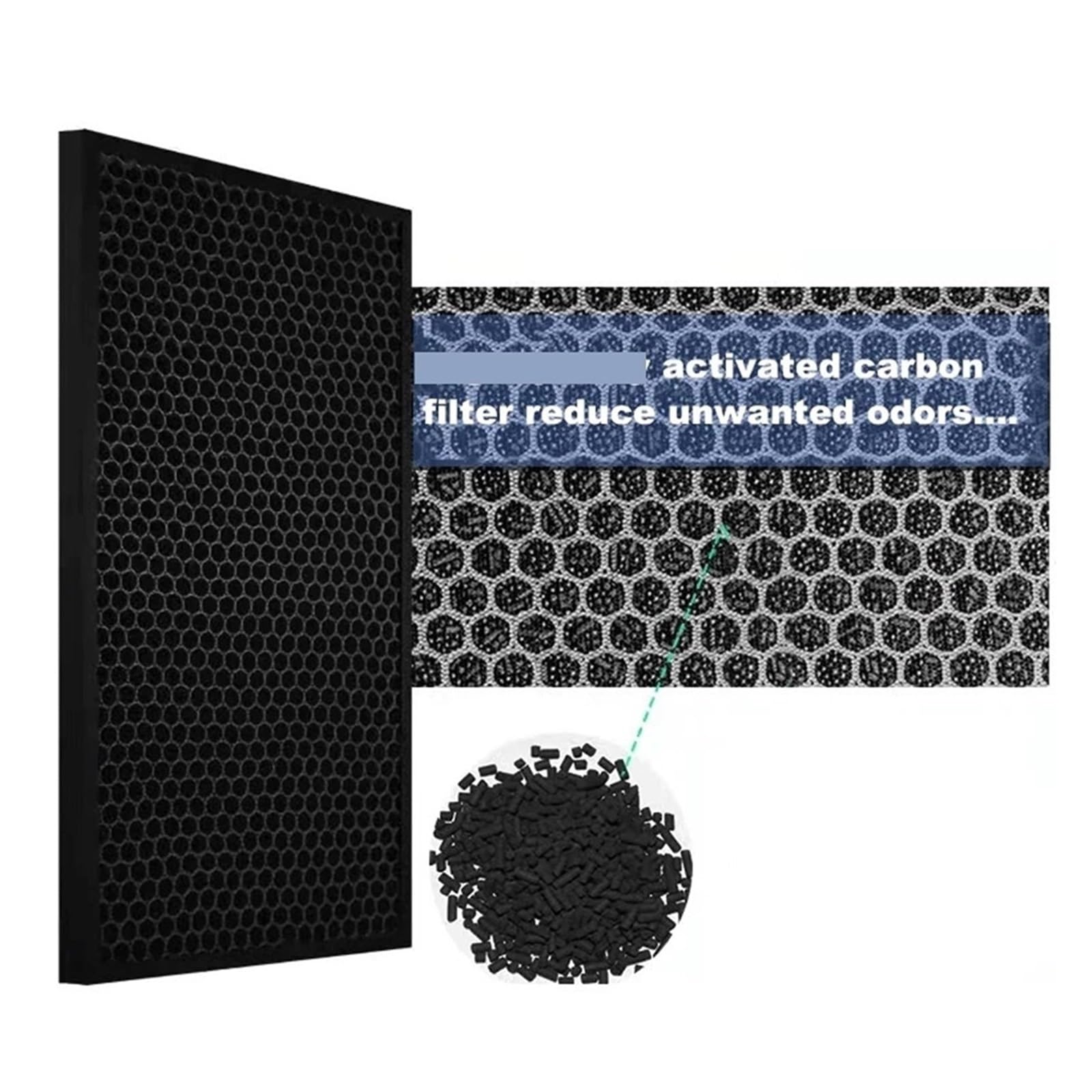 Filtr HEPA Filtr Z Węglem Aktywnym, Compatible With Sharp, Oczyszczacz Powietrza KC-D60EUW KC-G60EUW FZ-D60DFE FZ-D60HFE Wkład Filtra(1 SET and Humidifer-1)