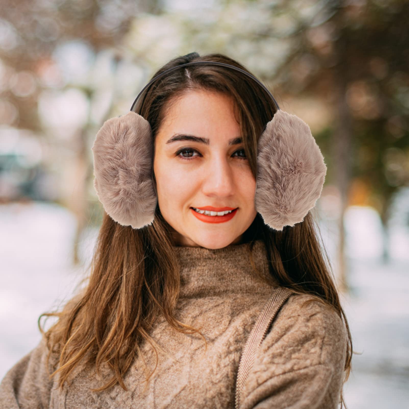 CALLARON 3 Piezas Orejeras Cálidas De Invierno Orejeras De Mujer Calentadores De Oídos Para Mujeres Cubierta De Oreja De Invierno Orejeras Para Niños Calentador De Orejas Peludas Protector