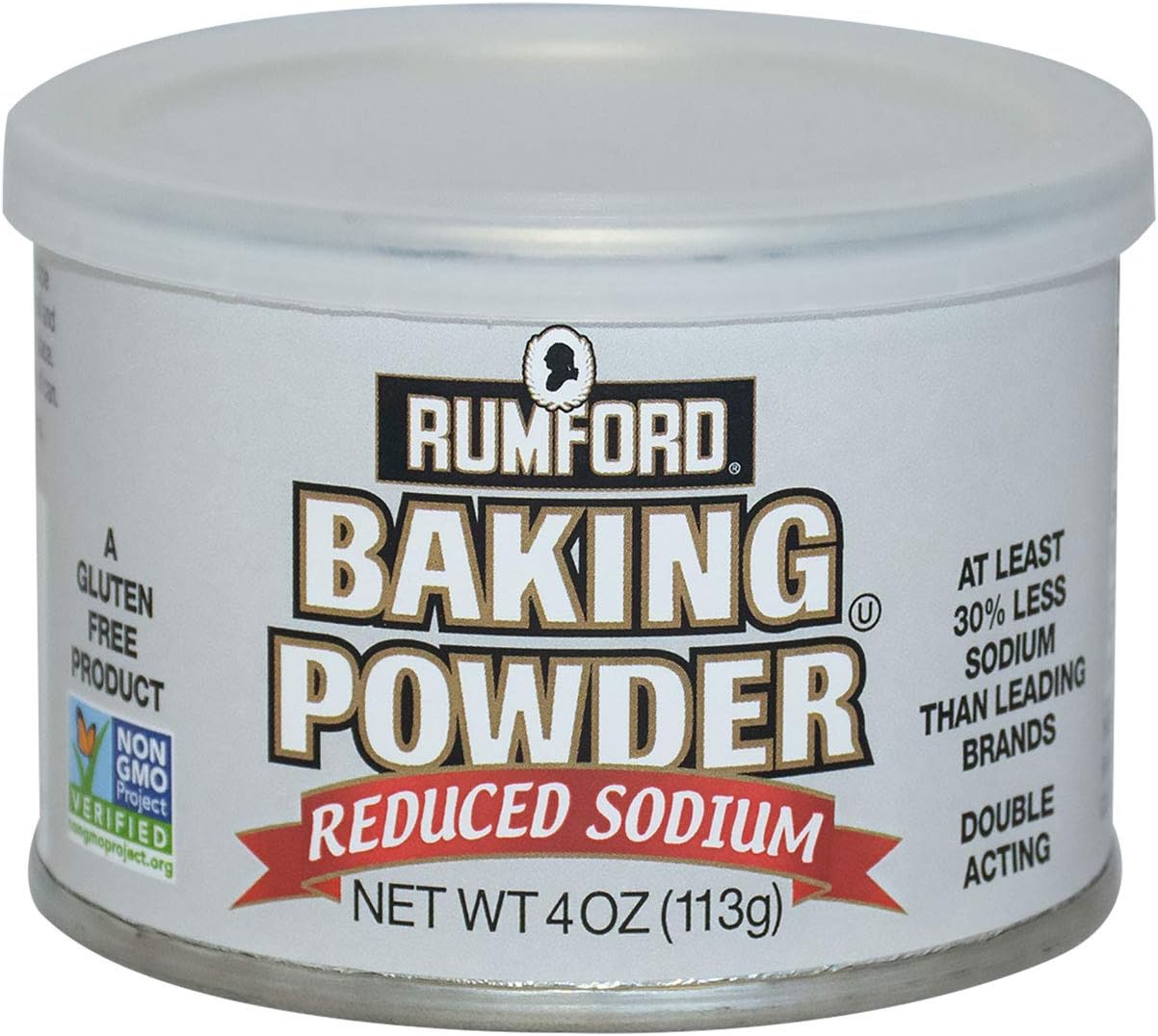 Rumford Reduced Sodium Baking Powder, 4 Ounce