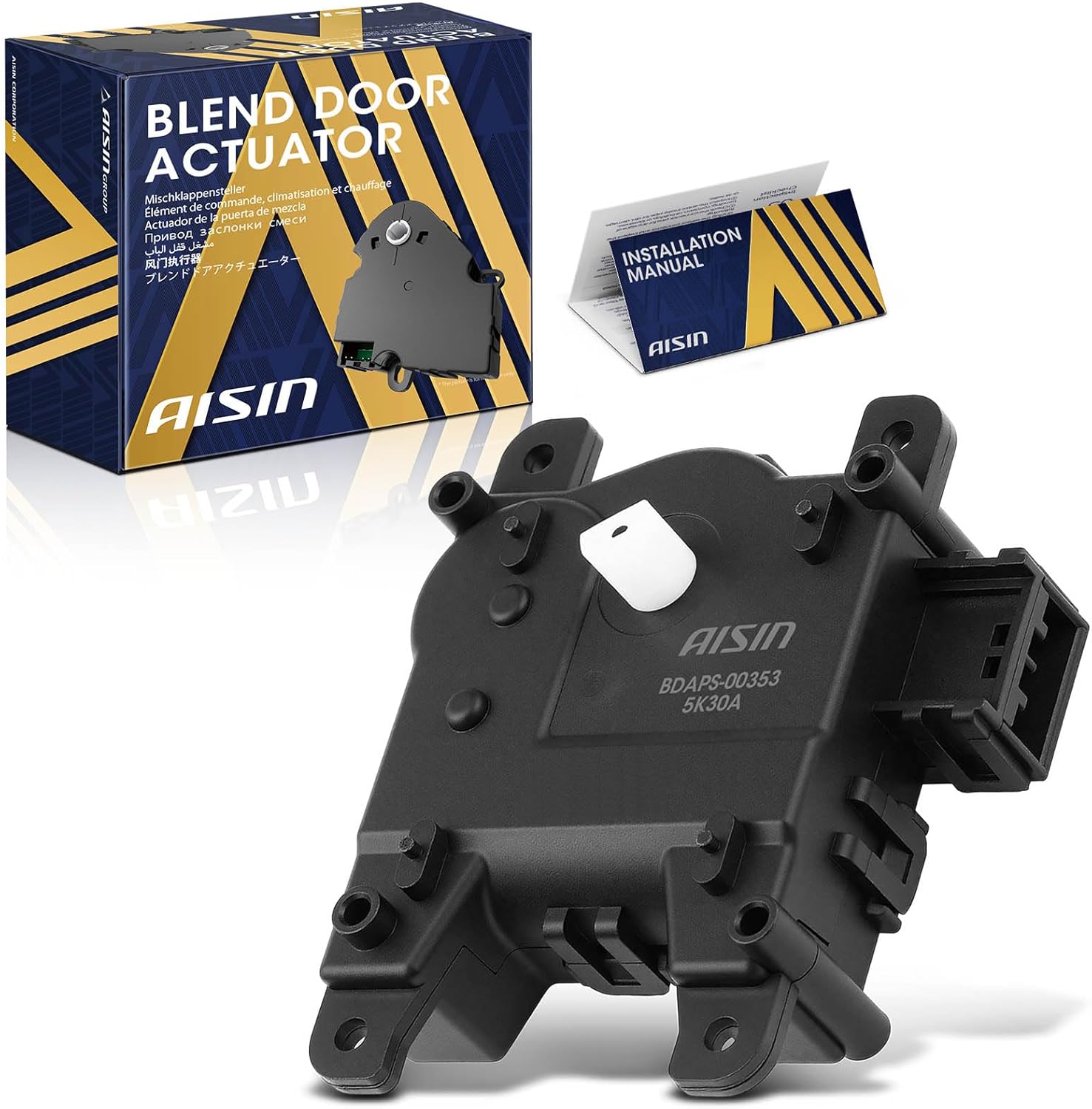 AISIN AFTERMARKET BDAPS-00353 Main HVAC Air Door Actuator - Compatible with Honda CR-V 2012-2016, Civic 2012-2015, Accord 2013-2017, Acura RDX 2013-2018, ILX 2013-2022 - Mode