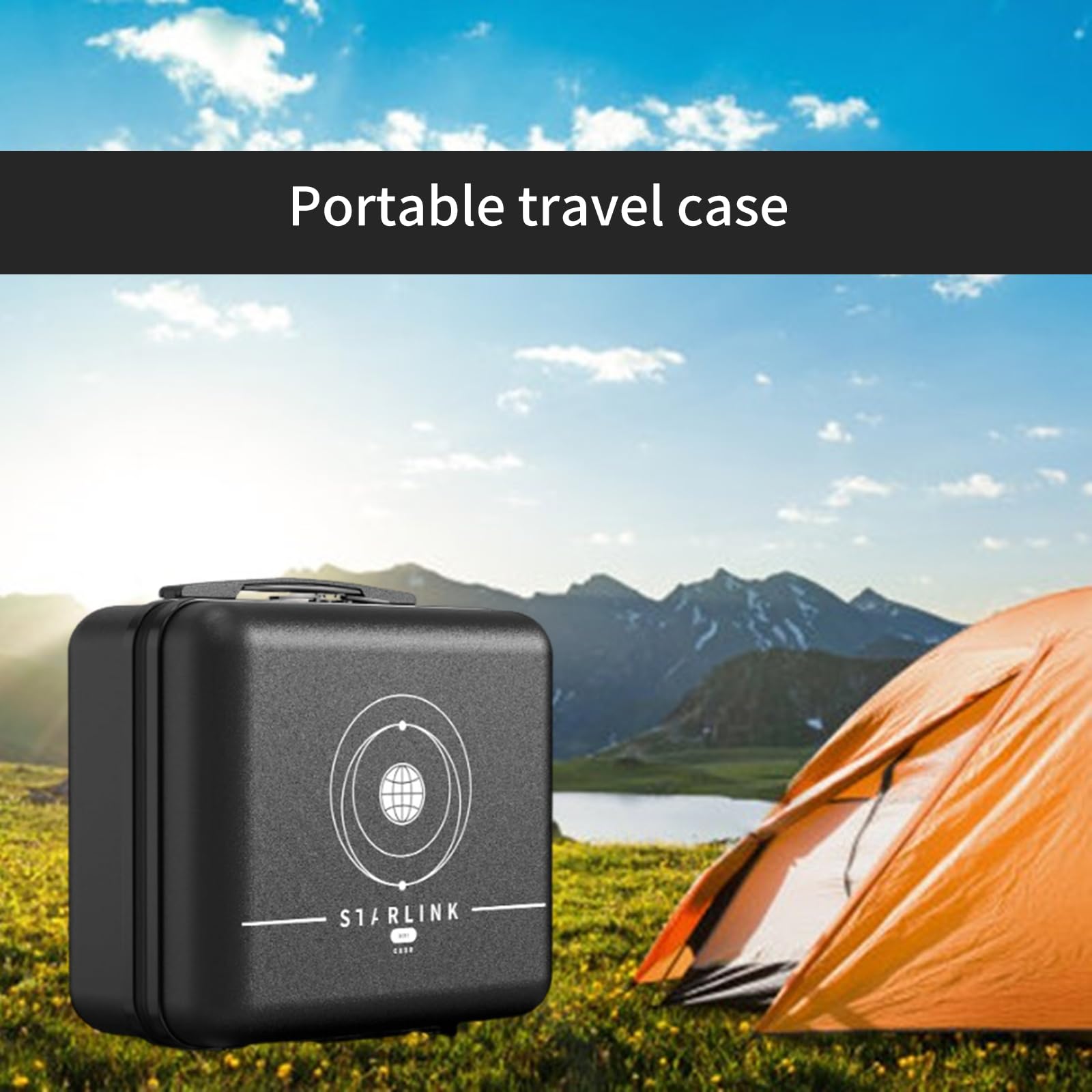 Generisch Harte schützende Tragetasche, Reise Organizer für Kabel und kleine Geräte, Wasserabweisende und staubdichte Aufbewahrungstasche, Outdoor Camping Zubehör