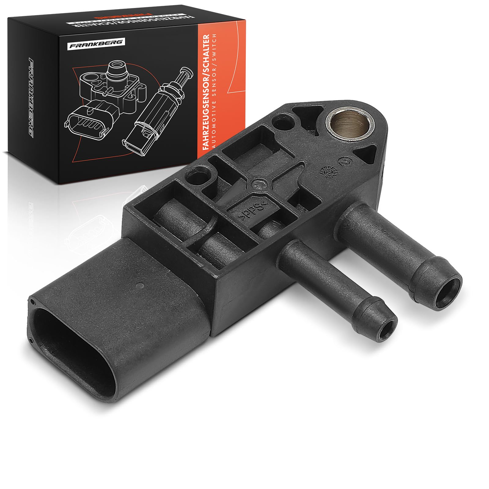 Frankberg Exhaust gas pressure Sensor Compatible with A4 8K2 2.0L 2011-2015 A6 4G2 4GC 2.0L 2011-2015 Golf Plus 521 5M1 1.6L 2009-2013 Polo 6C1 6R1 1.2L 2009-2015 Replace# 059906051C
