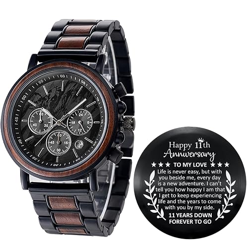 11 Years Anniversary for Men Gifts,11th Wedding Anniversary Keepsake for